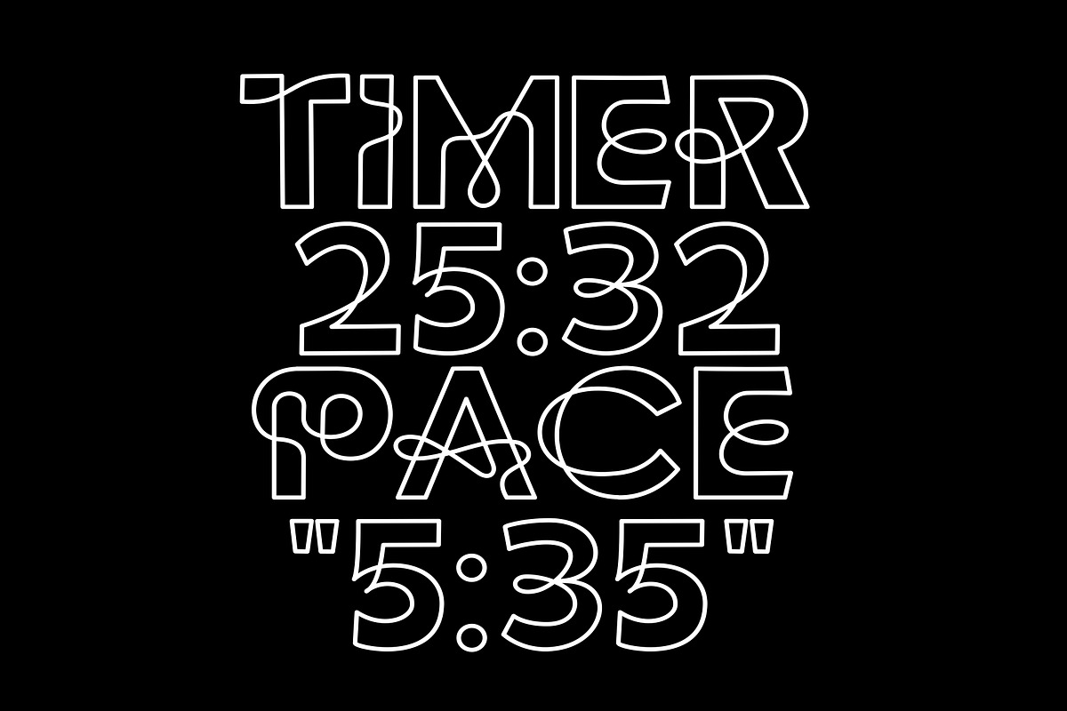 Runner, a Sans Serif Font by HRDR (Photo 7 of 12)