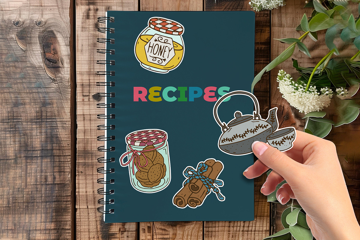 Vibrant Hygge Coffee and Tea Clipart, an Object Graphic by Rose Design (Photo 4 of 4)
