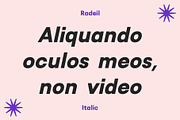 Radeil – Geometric Sans Serif, a Sans Serif Font by Craft Supply Co. (Thumbnail 2 of 8)