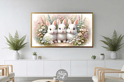Easter bunny Frame TV art, a Background Graphic by Artisan Craft (Thumbnail 3 of 4)