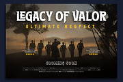 Tuiven - Movie Display Font, a Serif Font by twinstd (Thumbnail 7 of 9)