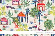 Chinoiserie Design(Pattern & motifs), a Pattern Graphic by HannaStudio (Thumbnail 6 of 7)