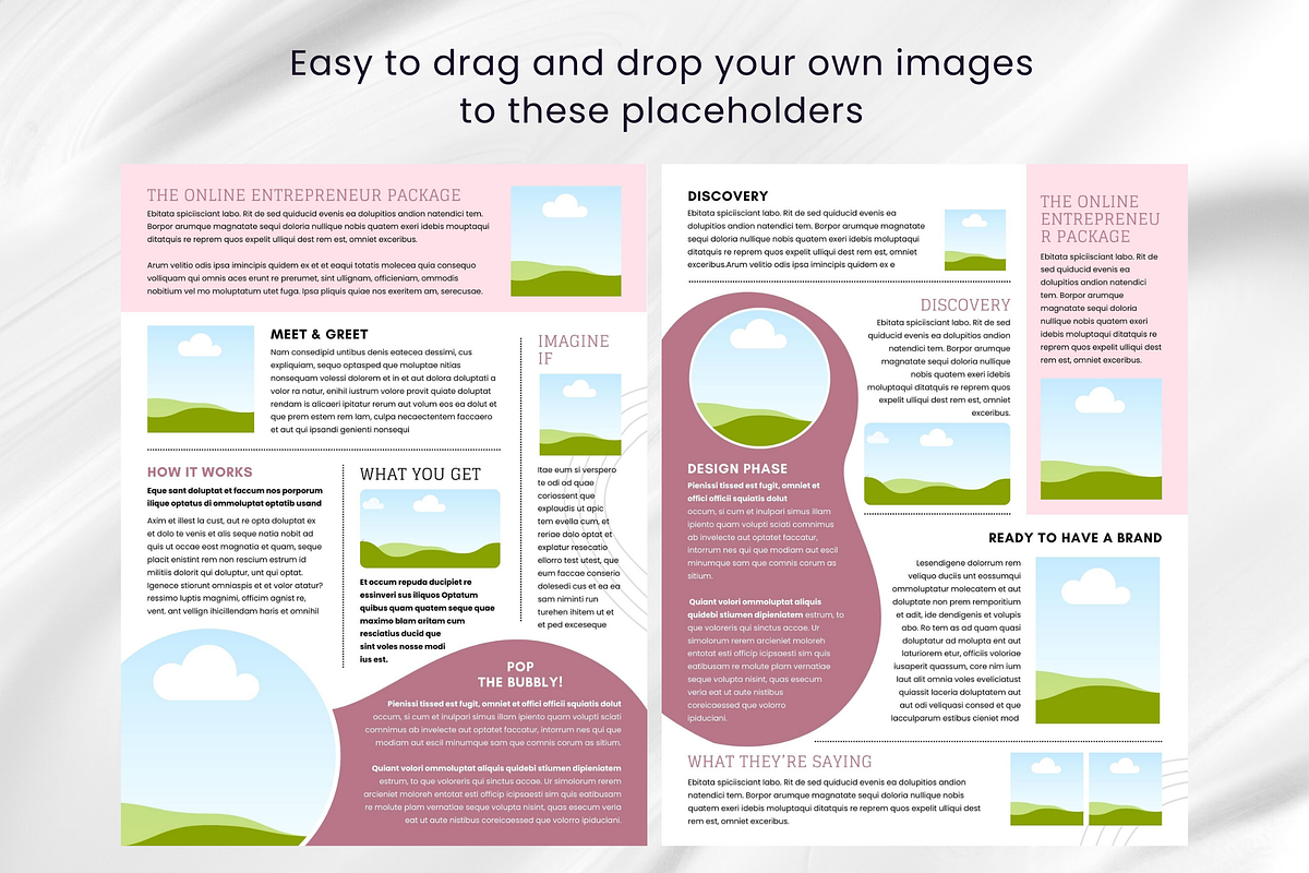 Canva Business Newsletter Template, a Print Template by PixelCraft (Photo 11 of 16)
