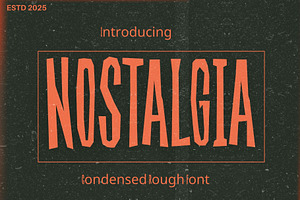 Nostalgia-Rough Condensed