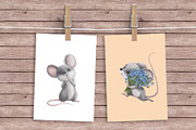 Mouse Illustration. Animals., an Animal Illustration by sheincar (Thumbnail 4 of 5)