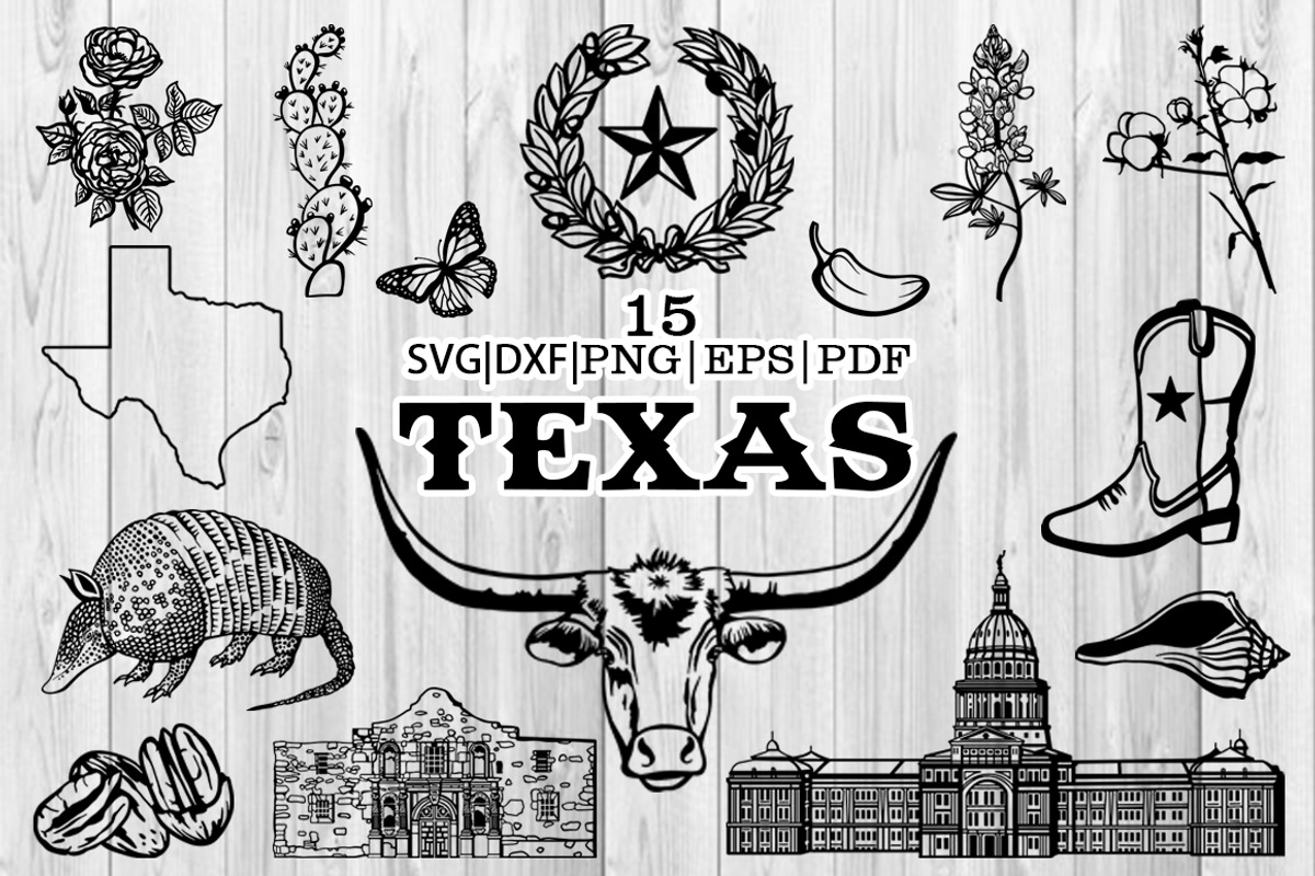 Texas vector clipart, an Object Graphic by FITALARTSNEDIGI (Photo 1 of 6)