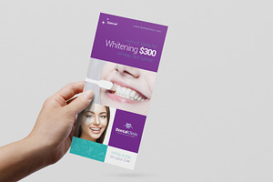 Dental Clinic DL Card Template