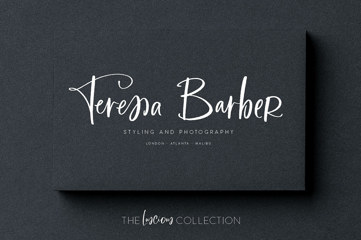 The Luscious Font Collection preview 8