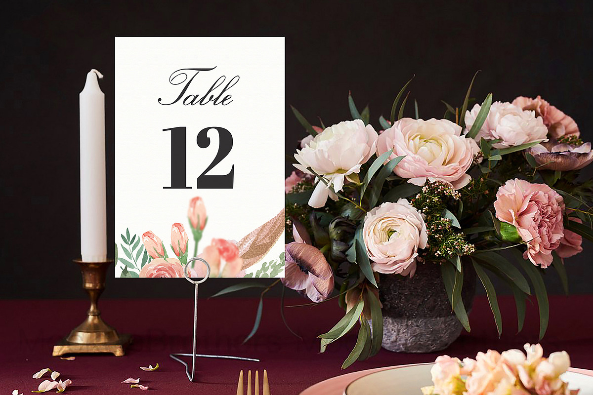 Canva Wedding Invitation Suite, an Invitation Template by DesignDevisers (Photo 8 of 12)