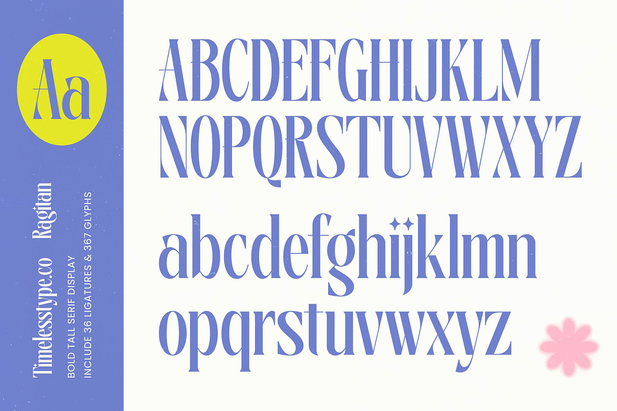 Ragitan Bold Tall Serif Display, a Serif Font by timelesstype.co (Photo 8 of 20)