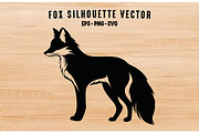 Fox Silhouette Vector Art SVG Set, an Animal Illustration by Gfx Expert Team (Thumbnail 1 of 3)