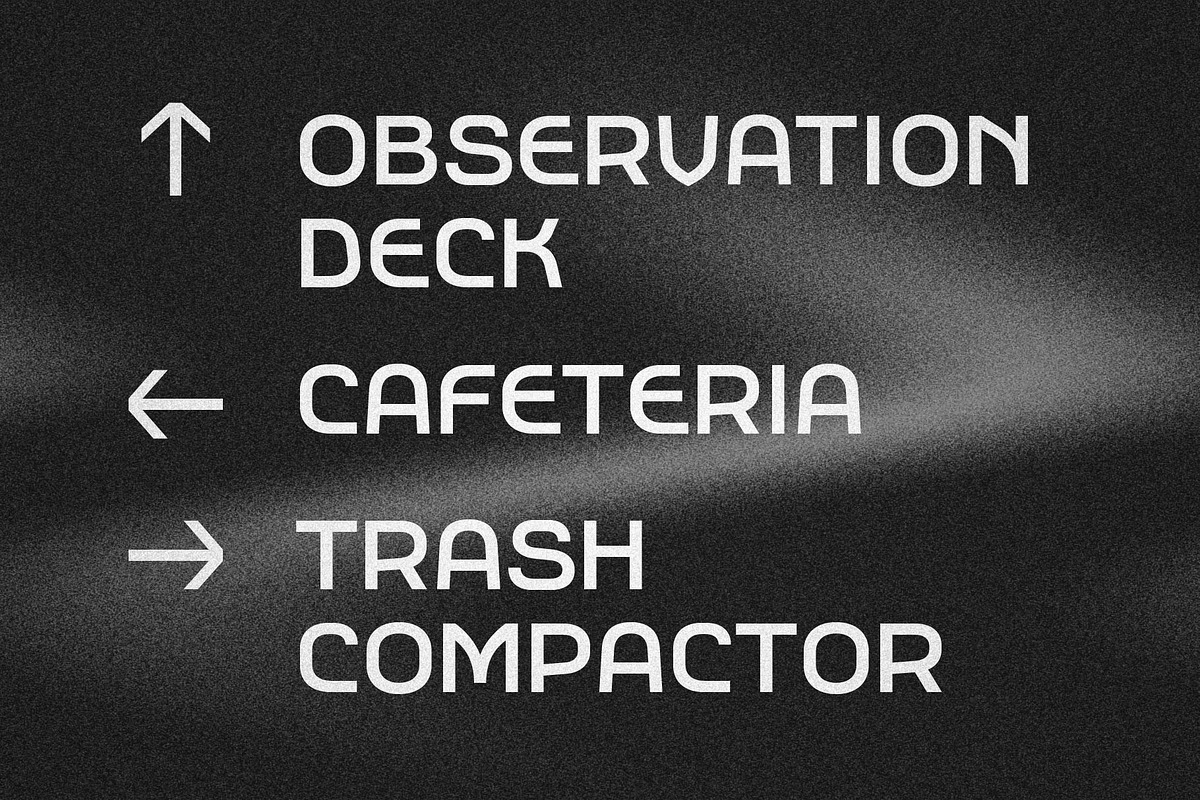 Space Mode typeface, a Font by Justin Penner (Photo 8 of 16)