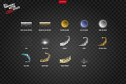 Set of transparency vector effects, an Object Graphic by leezarius (Thumbnail 3 of 36)