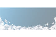 White soap foam border, a Decorative Illustration by Yayasya (Thumbnail 1 of 3)