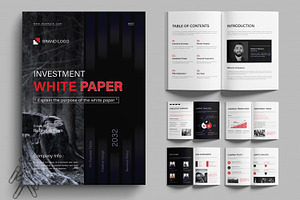 White Paper Design Template, a Brochure Template by MightyDesign