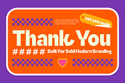 Daily Quick Bold Geometric Sans, a Sans Serif Font by timelesstype.co (Thumbnail 15 of 15)
