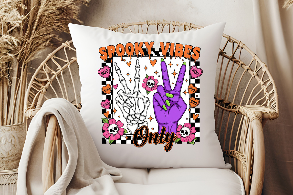 Retro Halloween Spooky PNG Sublimati, an Illustration by DreamCafeArt (Photo 6 of 7)