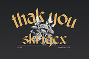 Skigrex Gothic - Blackletter Font, a Blackletter Font by Nirmana Visual (Thumbnail 7 of 7)