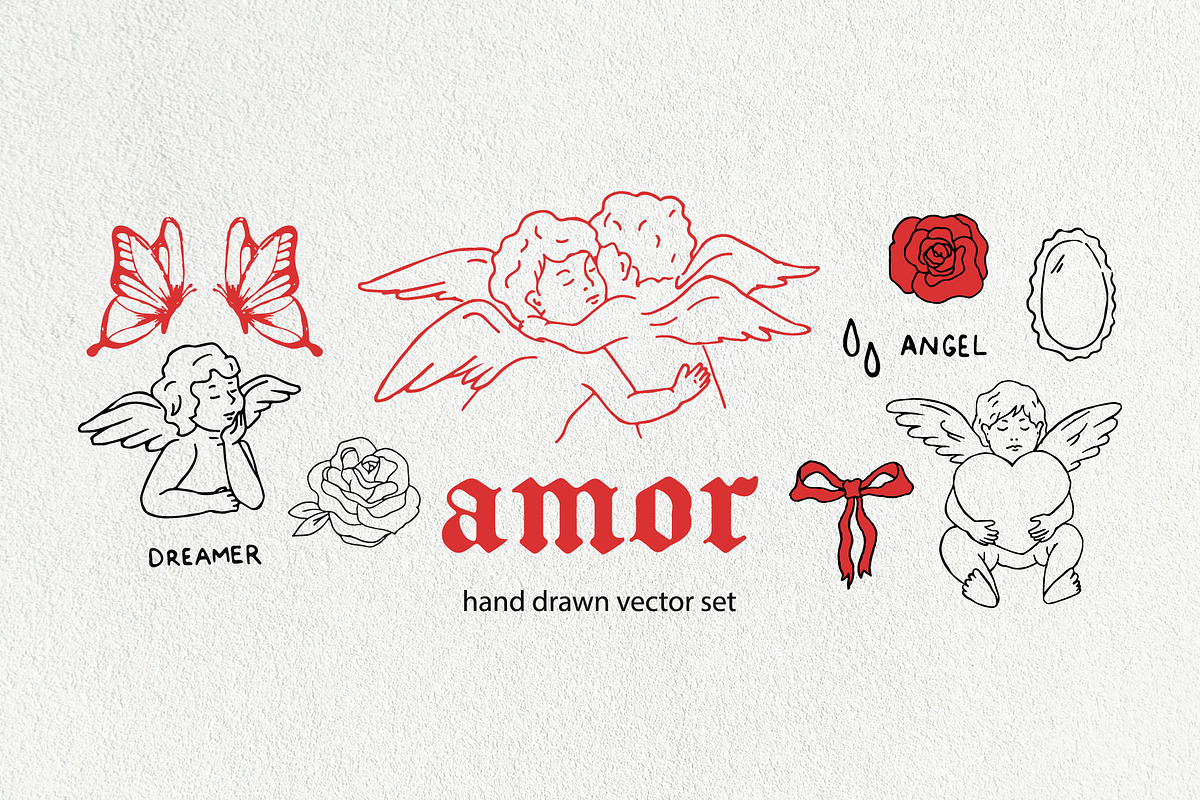 Amore Valentines day Cupid, a Seasonal Illustration by yabluko_draws (Photo 1 of 6)