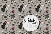 Gothic School Nerd Girl Patterns, a Pattern Graphic by KaramfilaS (Thumbnail 9 of 17)