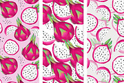 Seamless pattern Dragon Fruit, a Pattern Graphic by Sweet_print (Thumbnail 2 of 3)