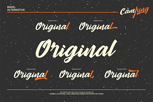 Camping Font Script