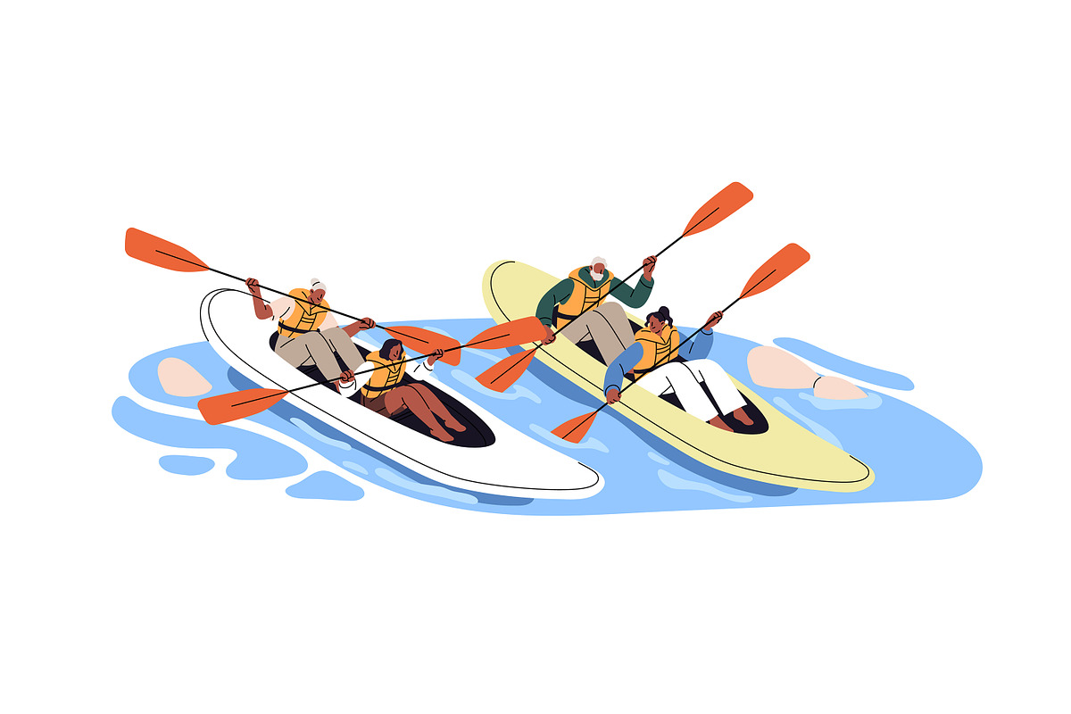 Families, parents & kids spend time, a Person Illustration by PaperTrident (Photo 6 of 9)