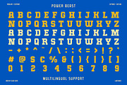 Power Beast Display Font, a Slab Serif Font by Letterhend Studio (Thumbnail 6 of 11)