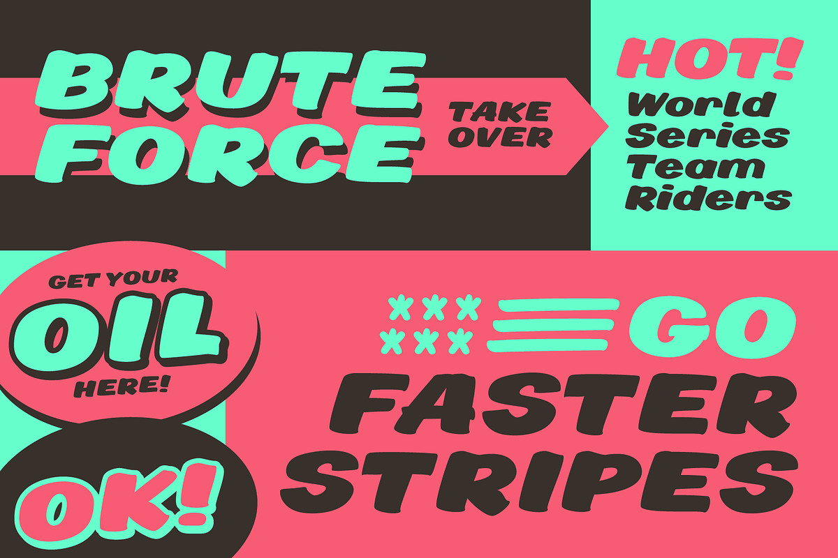 Victory Lane: A Racing Brush Font, a Handwritten Font by Wingsart Studio (Photo 13 of 15)