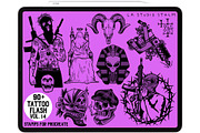 Tattoo Flash Vol. 14 - Stamp Set, a Brush Add-On by LA Studio Sthlm (Thumbnail 5 of 6)