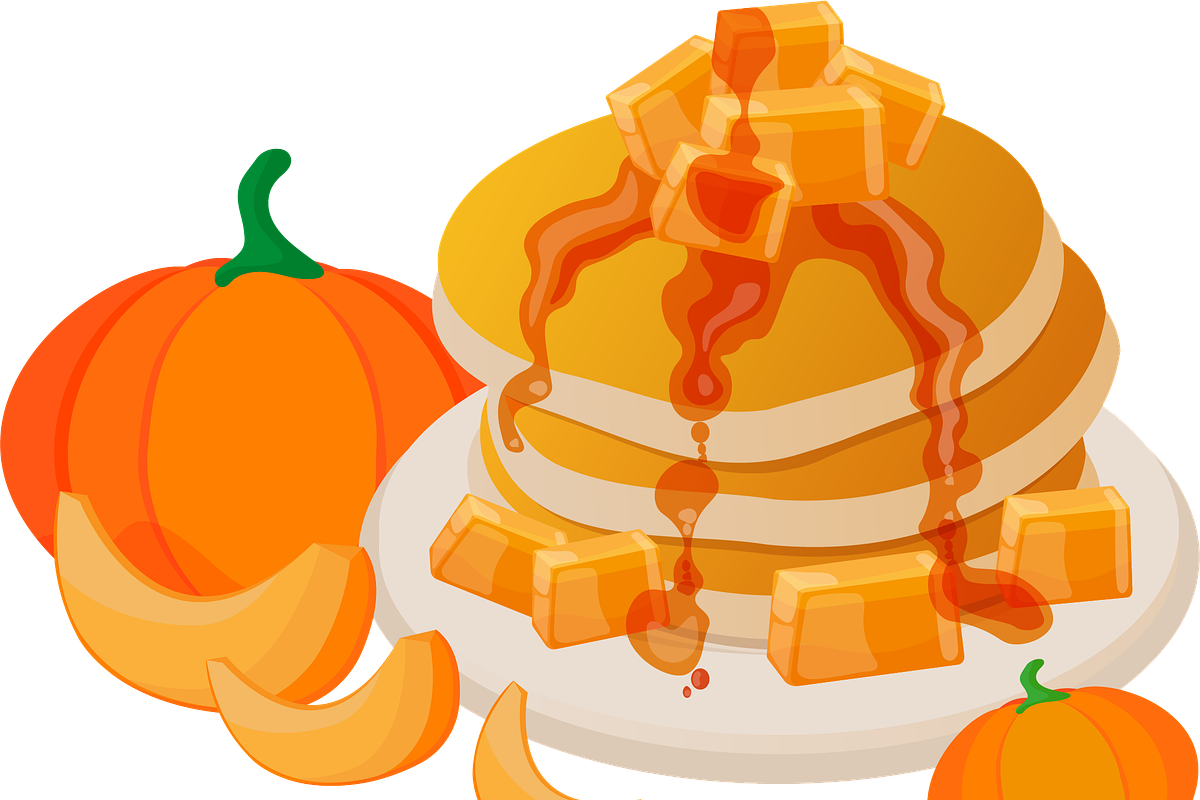 pancakes with pumpkin, a Food Illustration by JYa_Design