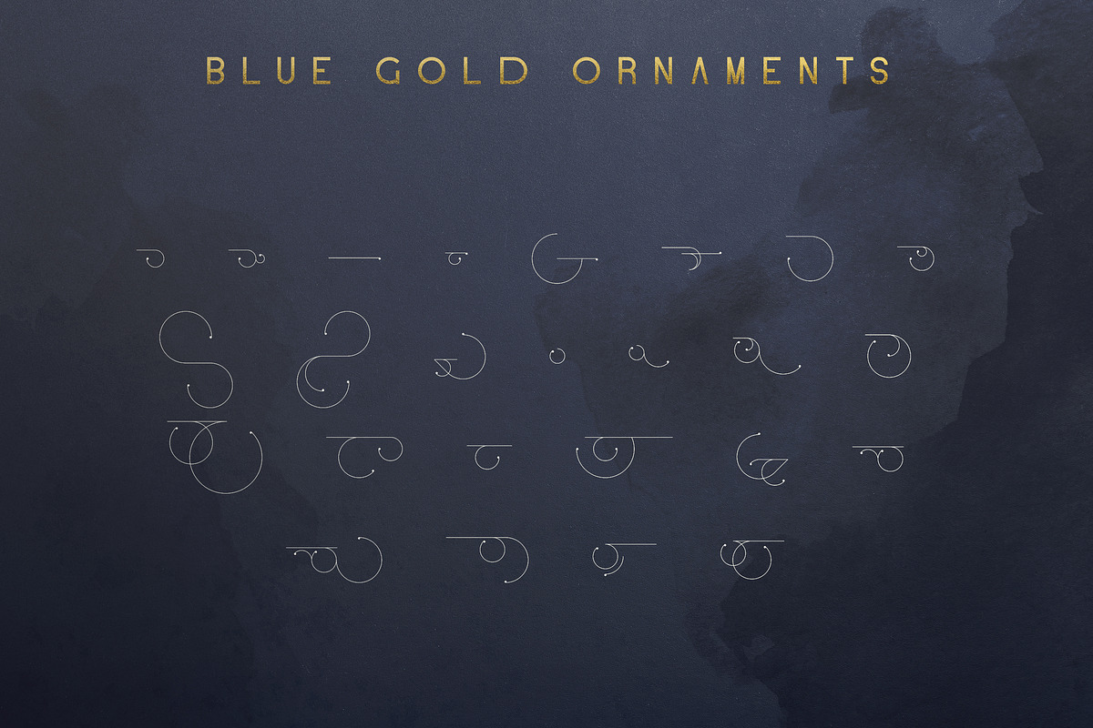Blue Gold sans serif font + Extras, a Sans Serif Font by VP Fonts (Photo 10 of 15)