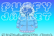 Puffy Jacket a hand-drawn puffy font, a Handwritten Font by Eryn Rose Design (Thumbnail 4 of 18)