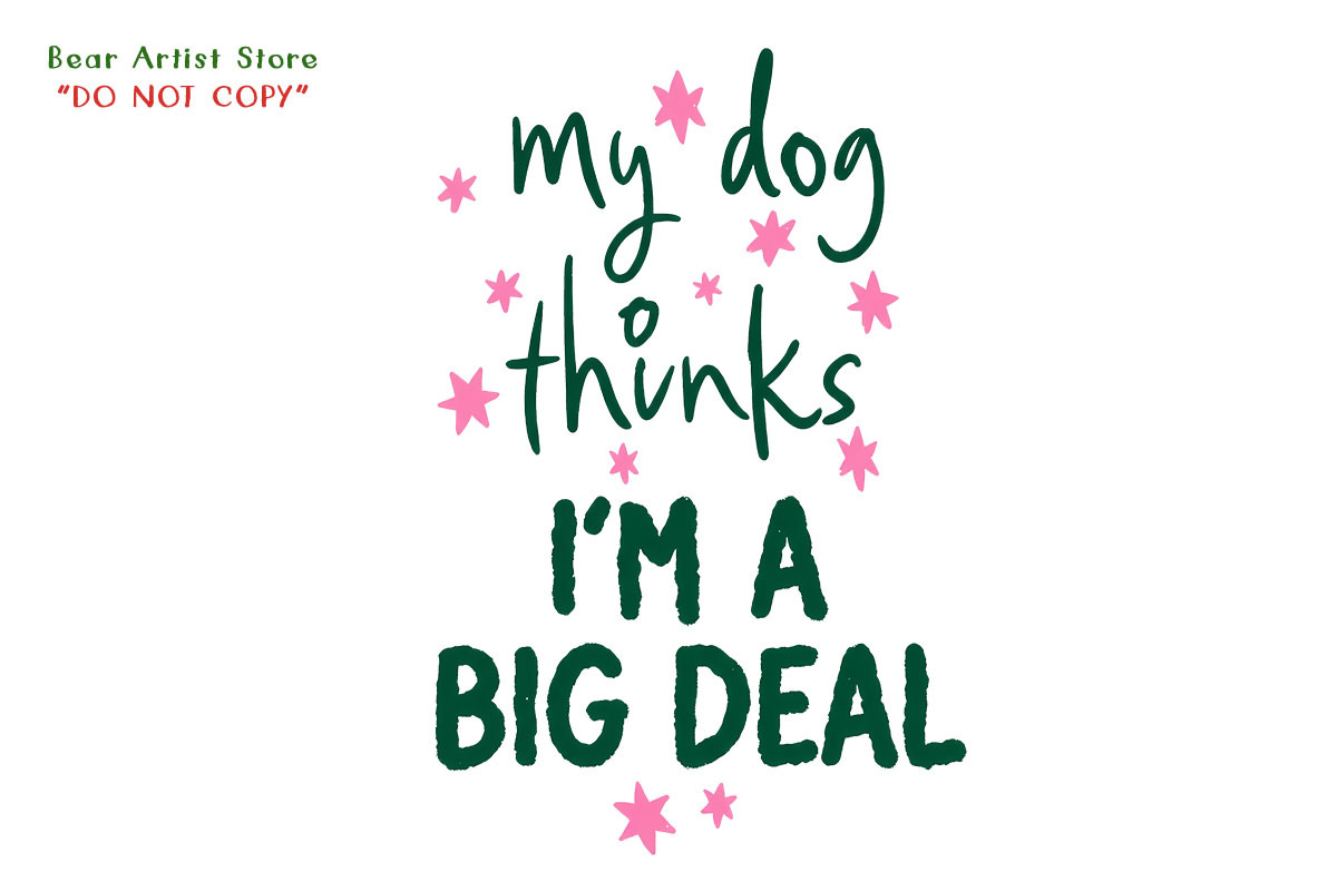 Whimsical Dog Mom Cat Mom Pet Lover, an Animal Illustration by GlitterCraft (Photo 4 of 21)