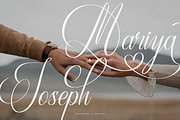 Defalliya | Wedding Calligraphy, a Script Font by Denustudios (Thumbnail 3 of 12)