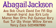 AbagailJackson, a Handwritten Font by Ingrimayne Type (Thumbnail 3 of 6)