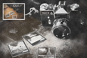 Chalk Effect Photoshop Action