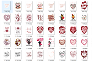 Valentine’s Day PNG Clipart Bundle, an Object Illustration by Daffodil Dream Studio (Thumbnail 5 of 7)