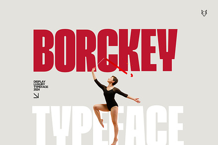 Borckey Display Typeface