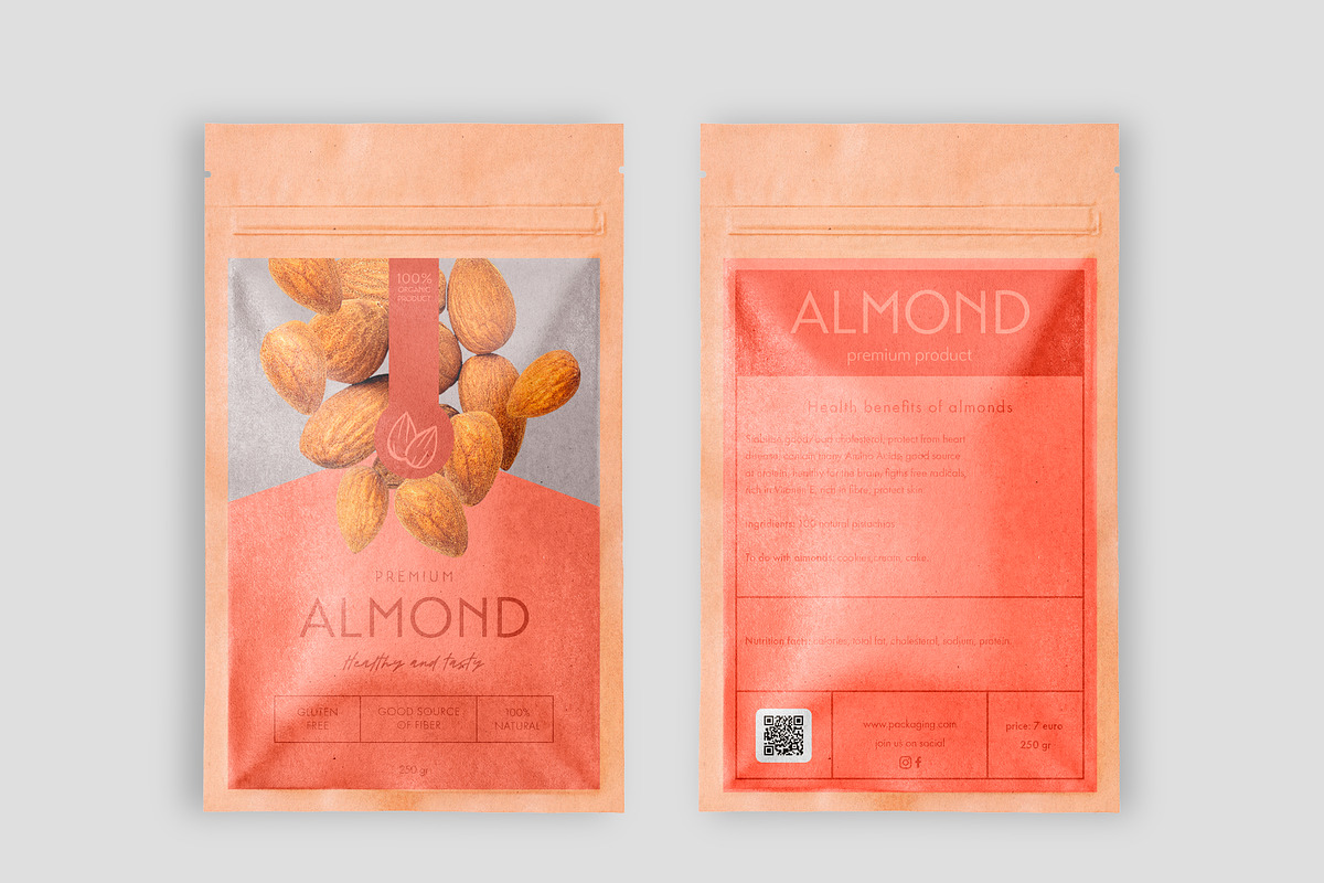 Editable Template Ps for nuts collection preview 3