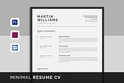 Resume CV, a Resume Template by UX-group (Thumbnail 1 of 7)