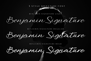Benjamin Signature - Signature Font, a Script Font by Fikryal Studio (Thumbnail 3 of 15)