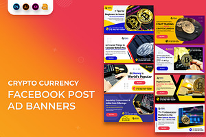 Cryptocurrency Facebook Ad Banners