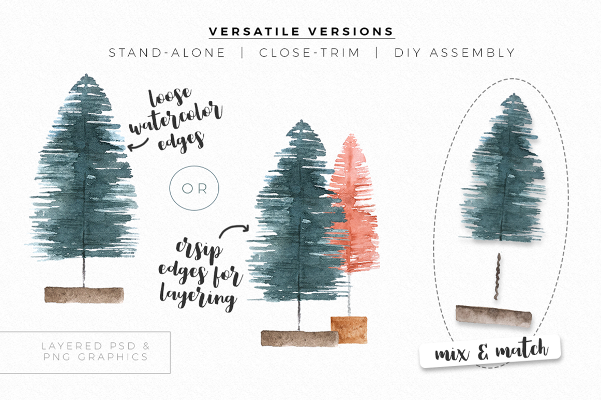Watercolor bottlebrush trees, a Decorative Illustration by plaidGecko (Photo 3 of 4)
