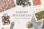 Earthy Botanicals Florals & Leaves, a Decorative Illustration by Momo Studio (Thumbnail 7 of 12)