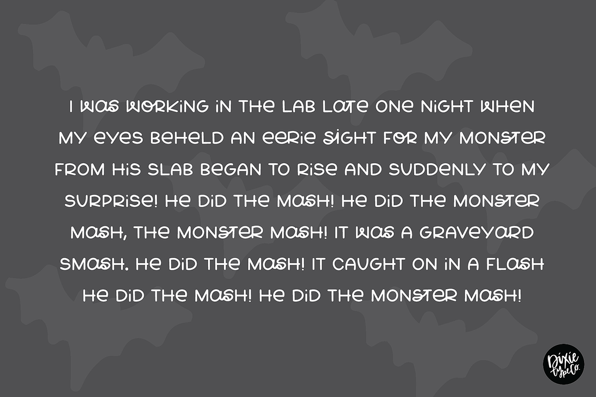 STRAIGHT SCARY Halloween Font, a Sans Serif Font by Blush Font Co. (Photo 5 of 7)