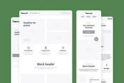 Toomail - Email Newsletter Wireframe, a Wireframe Template by Welovegraphics (Thumbnail 9 of 12)