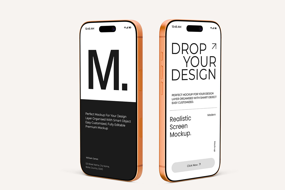iPhone Screen Device Mockup Bundle, an iPhone Mockup by graphypix (Photo 11 of 14)