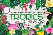 Tropics Forever! Vector set, an Animal Illustration by CallMeStasia (Thumbnail 1 of 7)