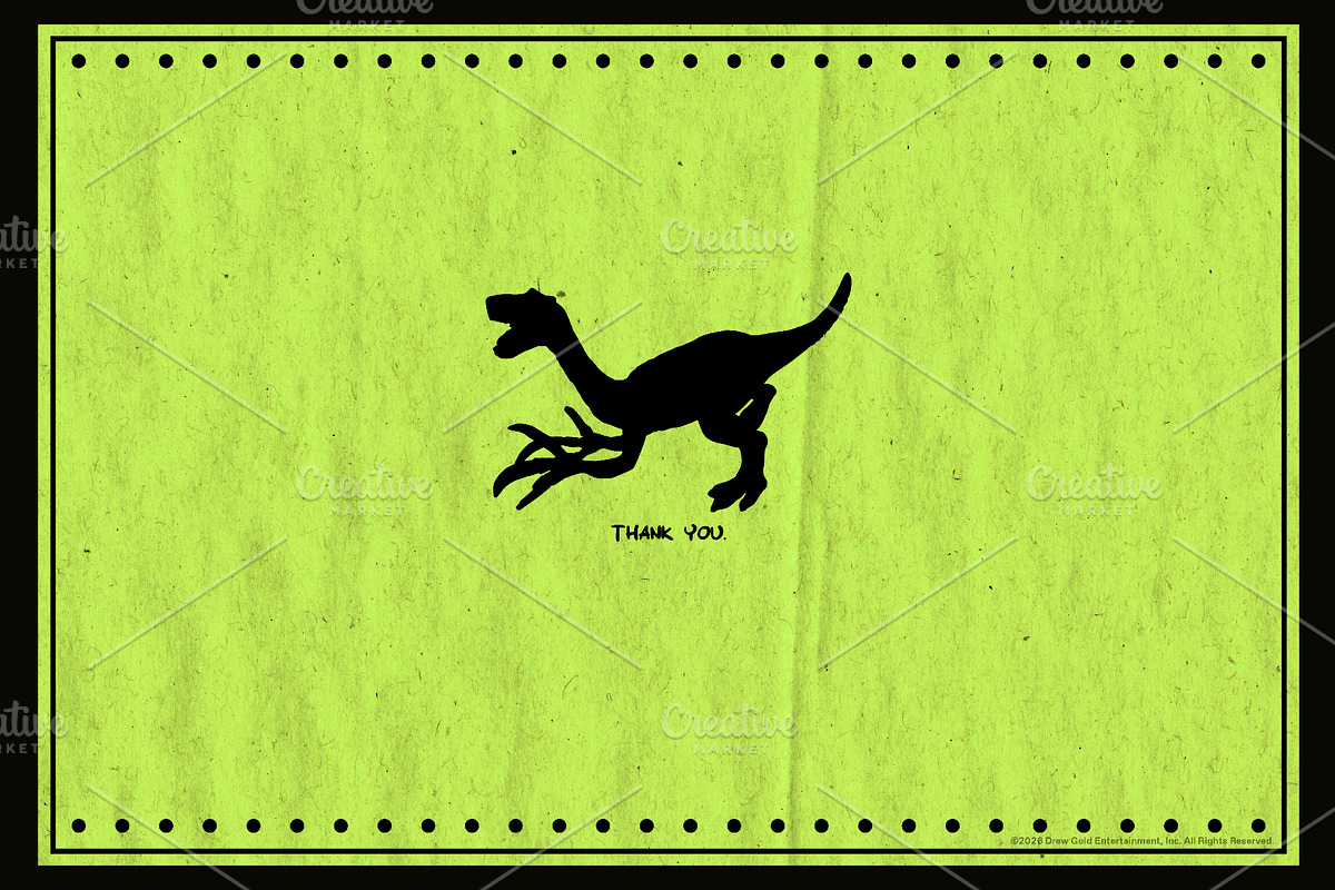 Realistic Dinosaurs - Vector Art, an Animal Illustration by Fuzzy Poet by DG2 (Photo 3 of 3)